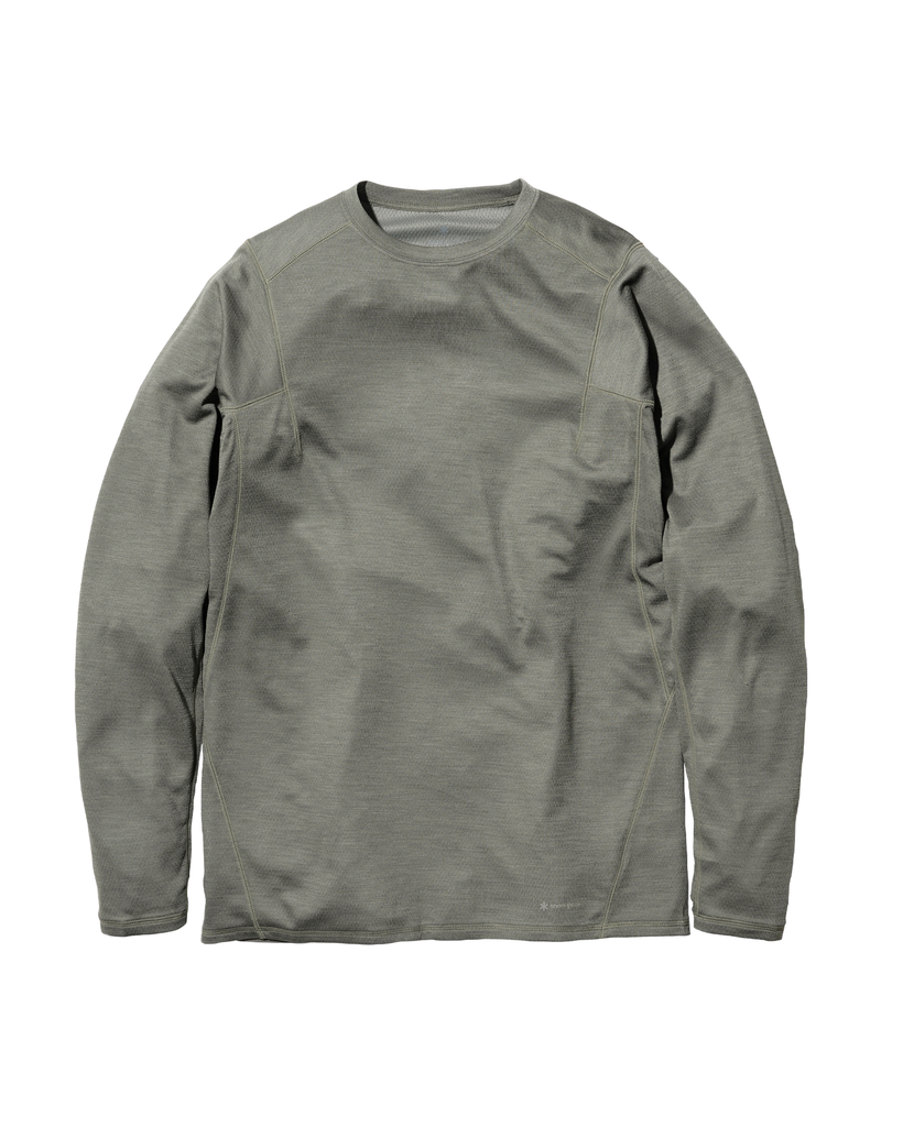 Recycled Polyester Wool Long Sleeve T-Shirt