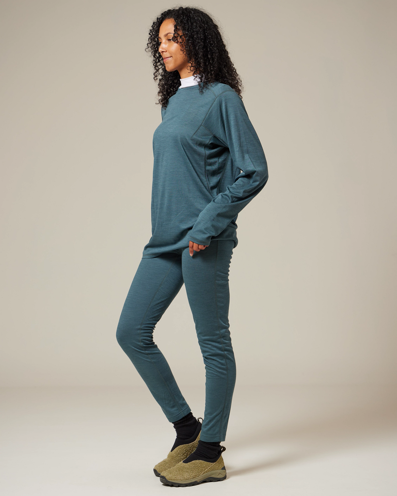 Recycled Polyester Wool Long Sleeve T-Shirt