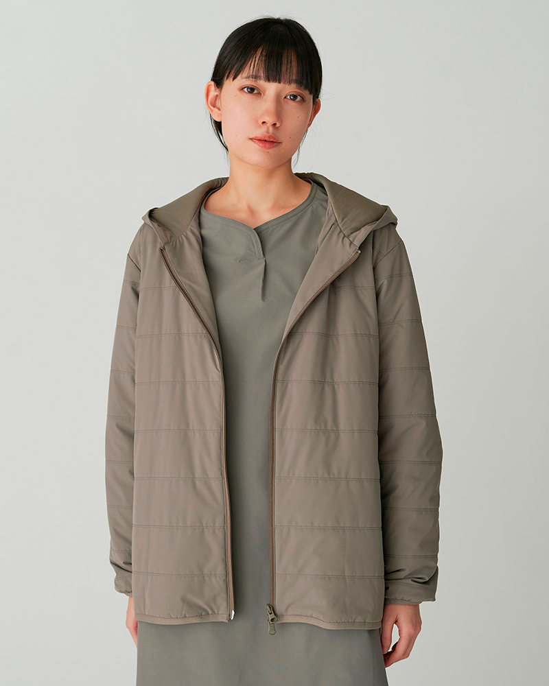 Flexible Insulated Zip Up Hoodie Snow Peak