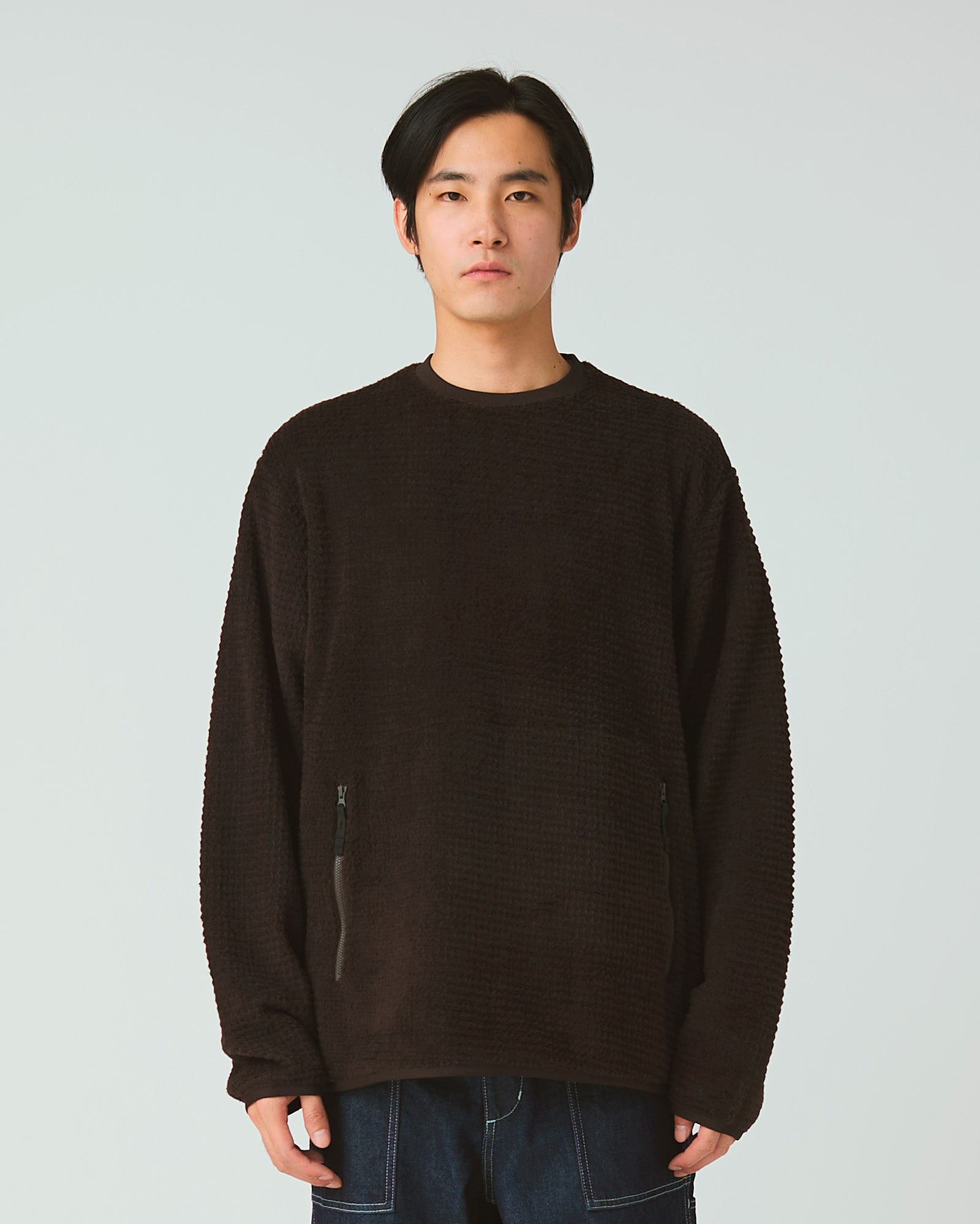 ダークブラウン ニット ルームウェア Thermo Control Pullover | Snow Peak