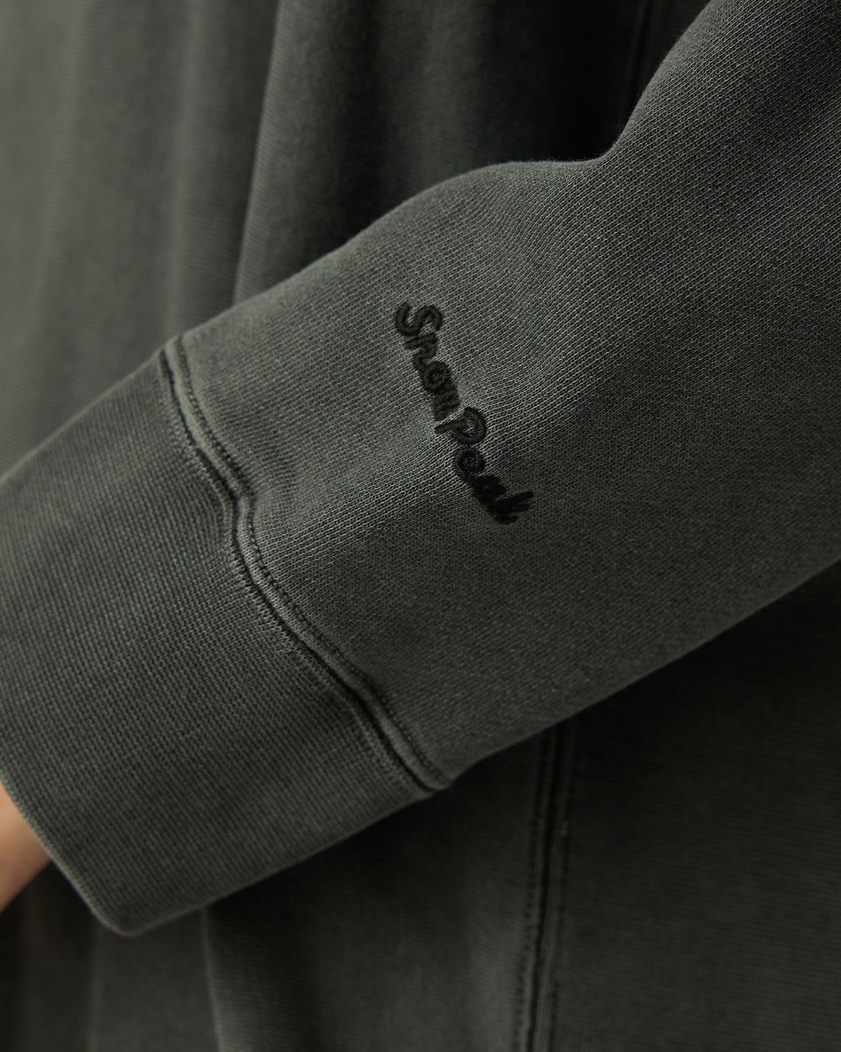 スノーピーク トップス(メンズ) Garment Dyed Pullover  L  Charcoal Garment Dyed Pullover | Snow Peak