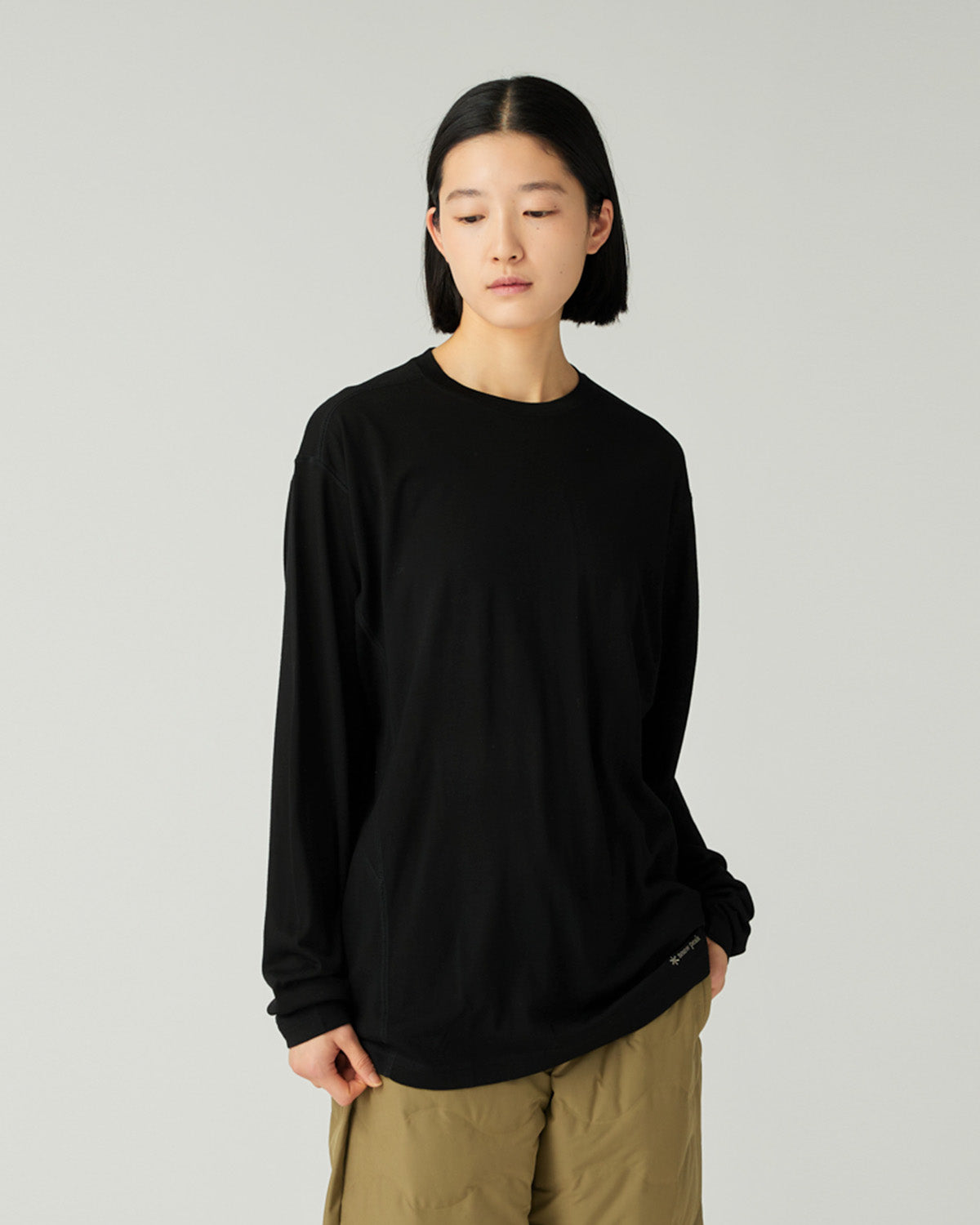 トップス NZ MERINO WOOL L/S TEE LIDNM（リドム）の「NZ MERINO WOOL L/S TEE（Tシャツ