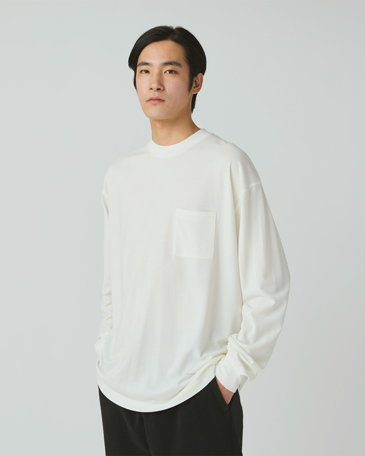 Hybrid Wool Mesh L/S T-Shirt | Snow Peak
