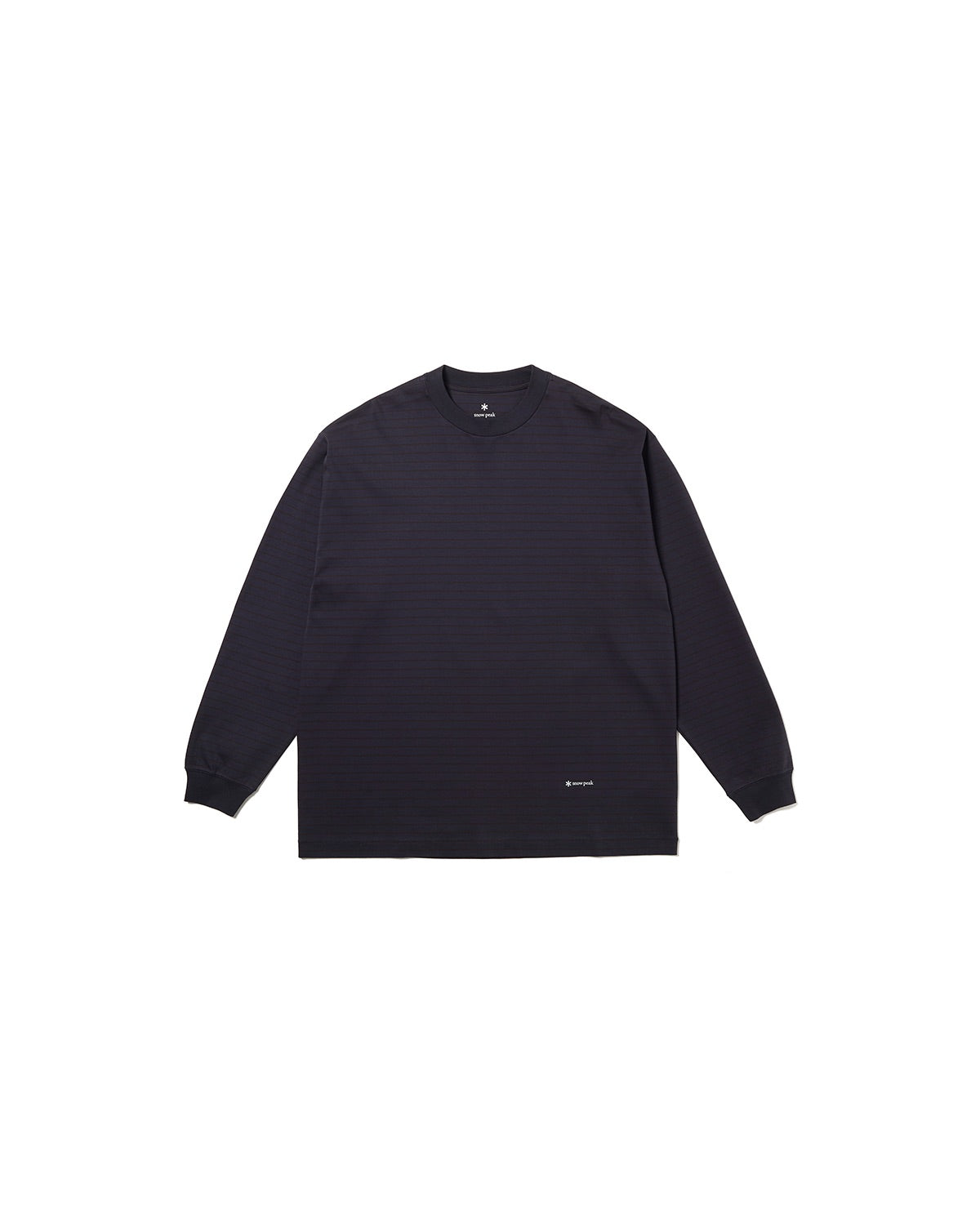 Organic Cotton Mercerized Border L/S T-Shirt