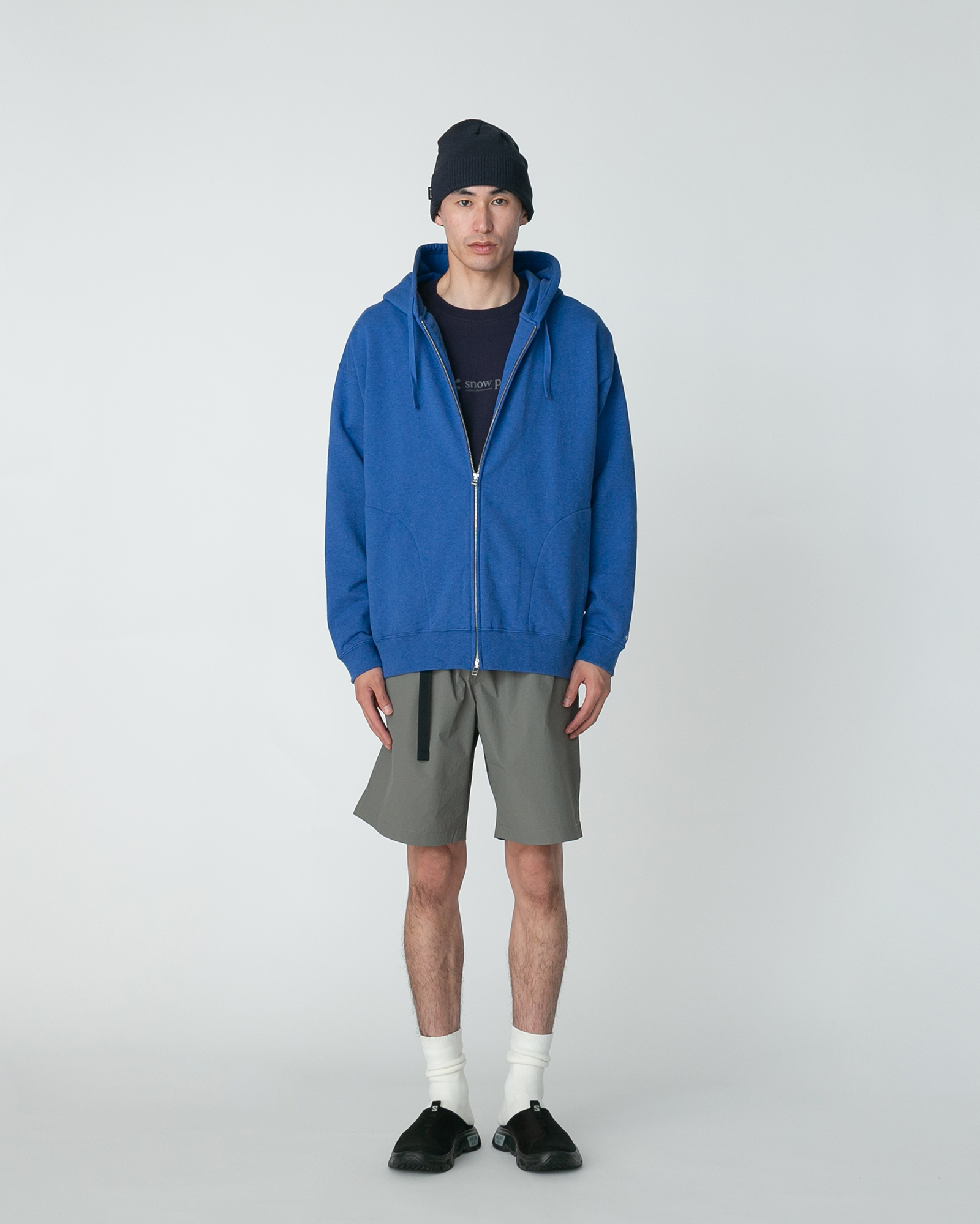 Recycled Cotton Zip-Up Hoodie