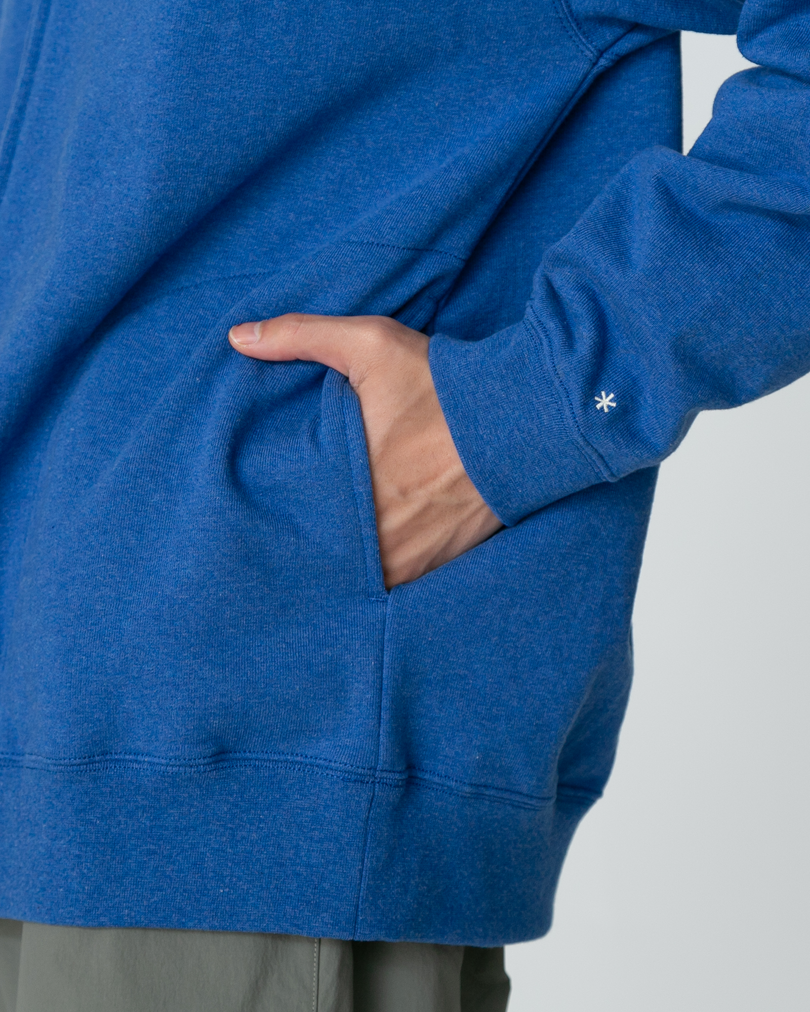 Recycled Cotton Zip-Up Hoodie