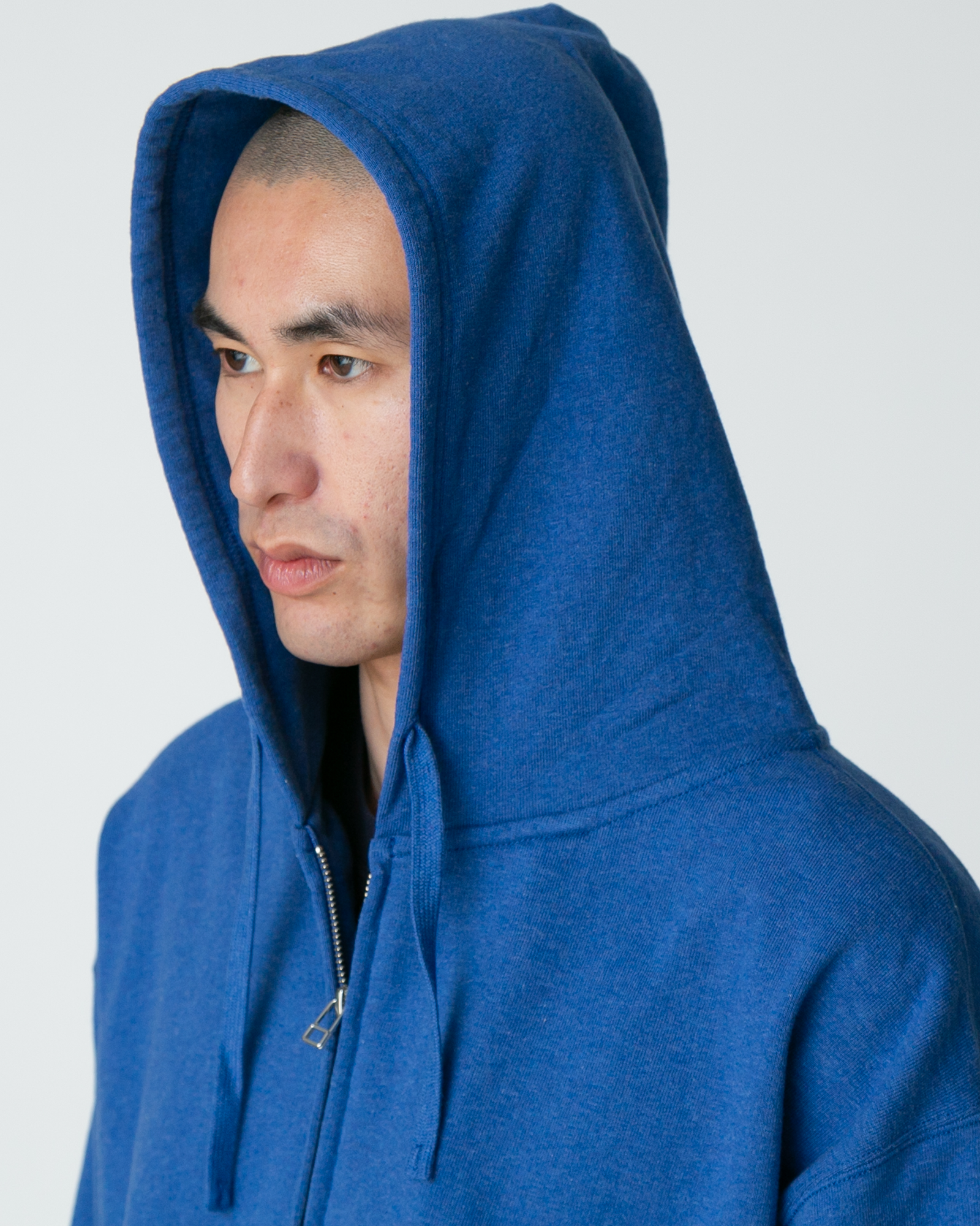 Recycled Cotton Zip-Up Hoodie