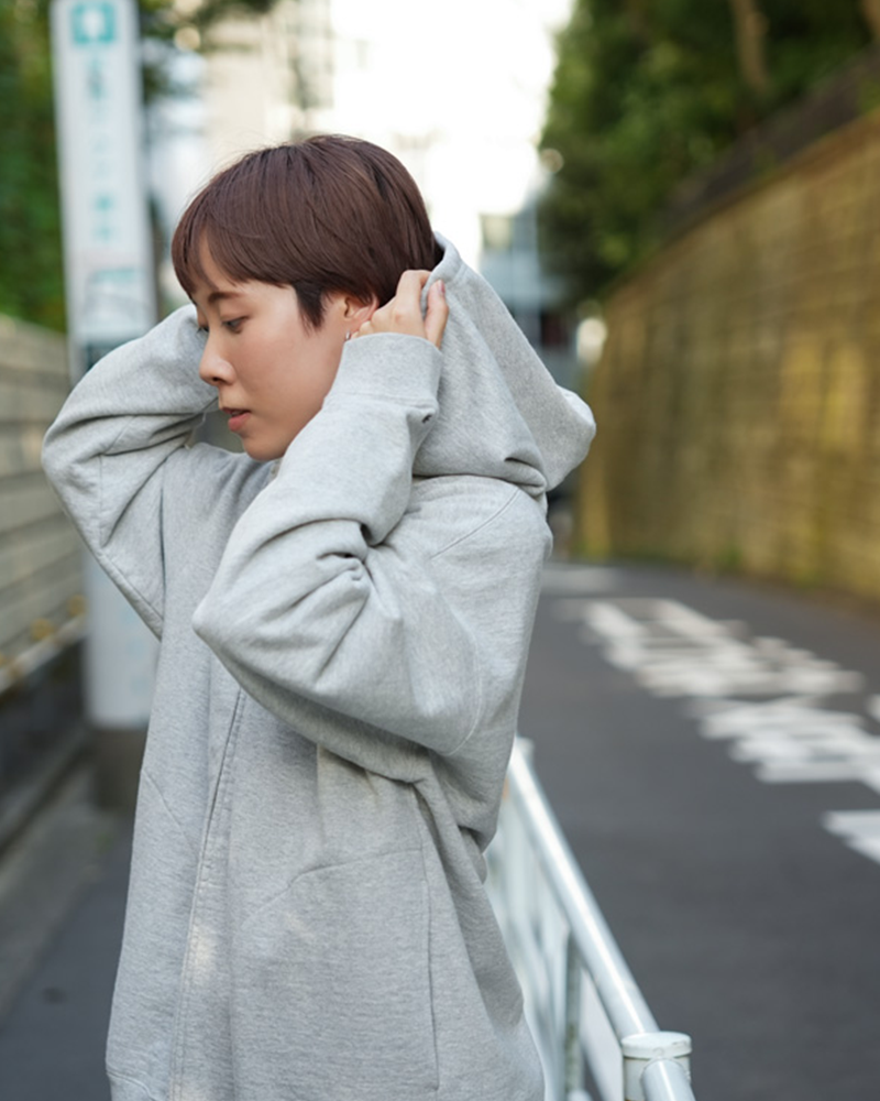 Recycled Cotton Zip-Up Hoodie