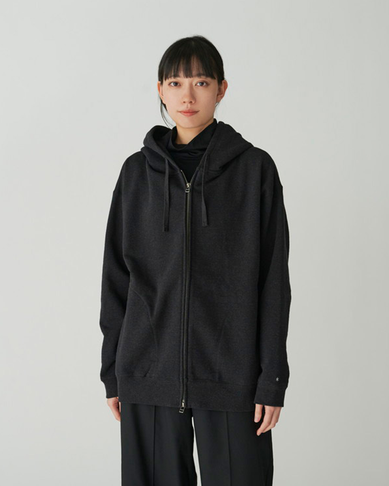 Recycled Cotton Zip-Up Hoodie