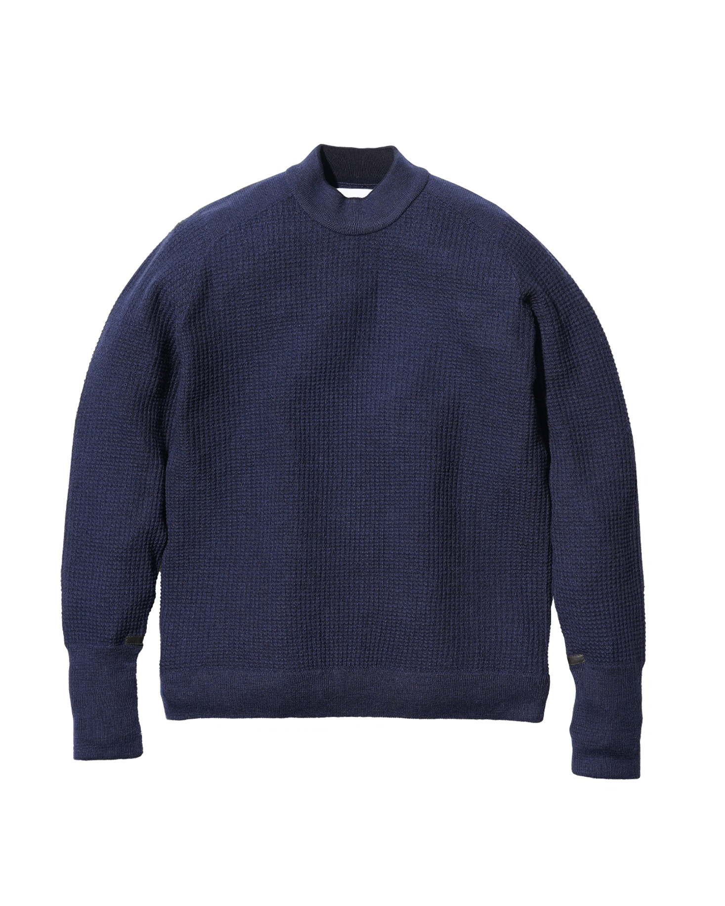 Snow Peak Apparel Waffle Mock Neck Sweater M Foliage