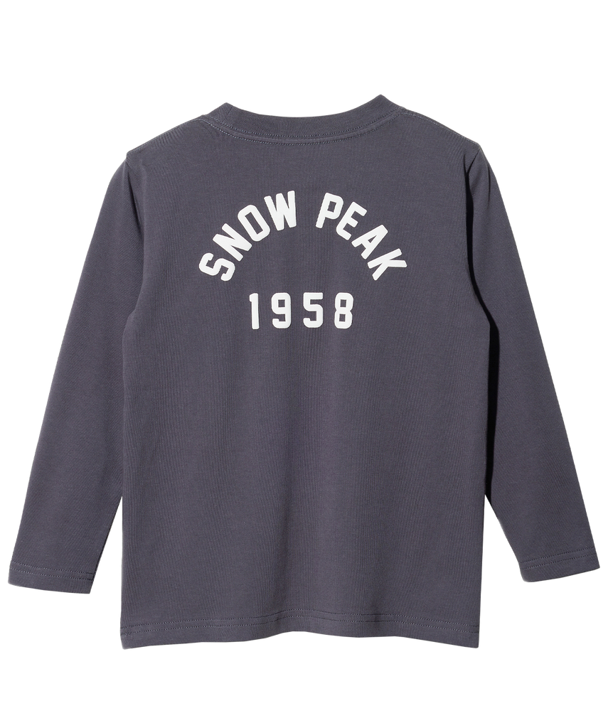 Kids Snow Peak Foam Printed Long Sleeve T-Shirt – Snow Peak