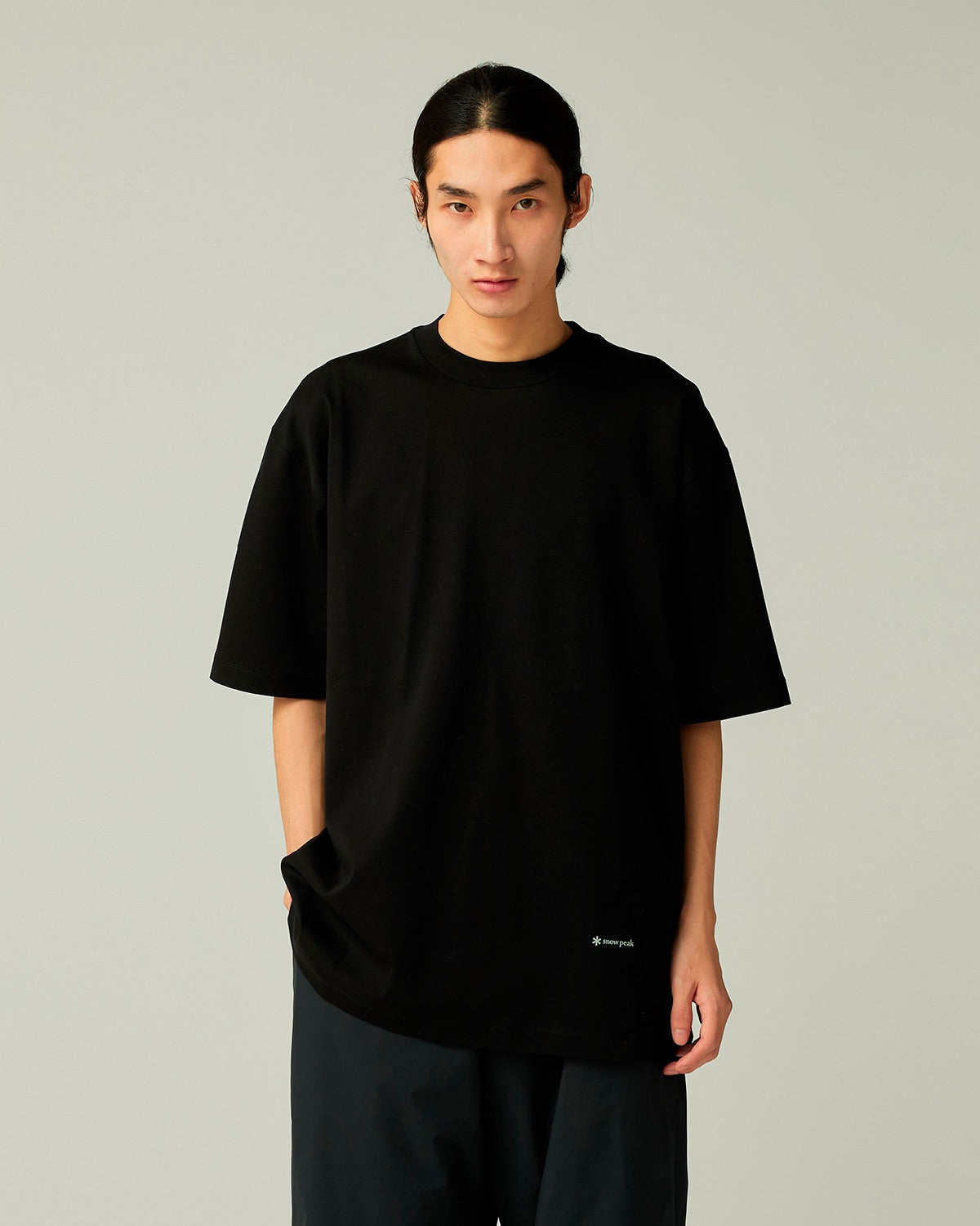 トップス organic cotton rough mellow shirt Organic Cotton Mercerized T-Shirt | Snow Peak