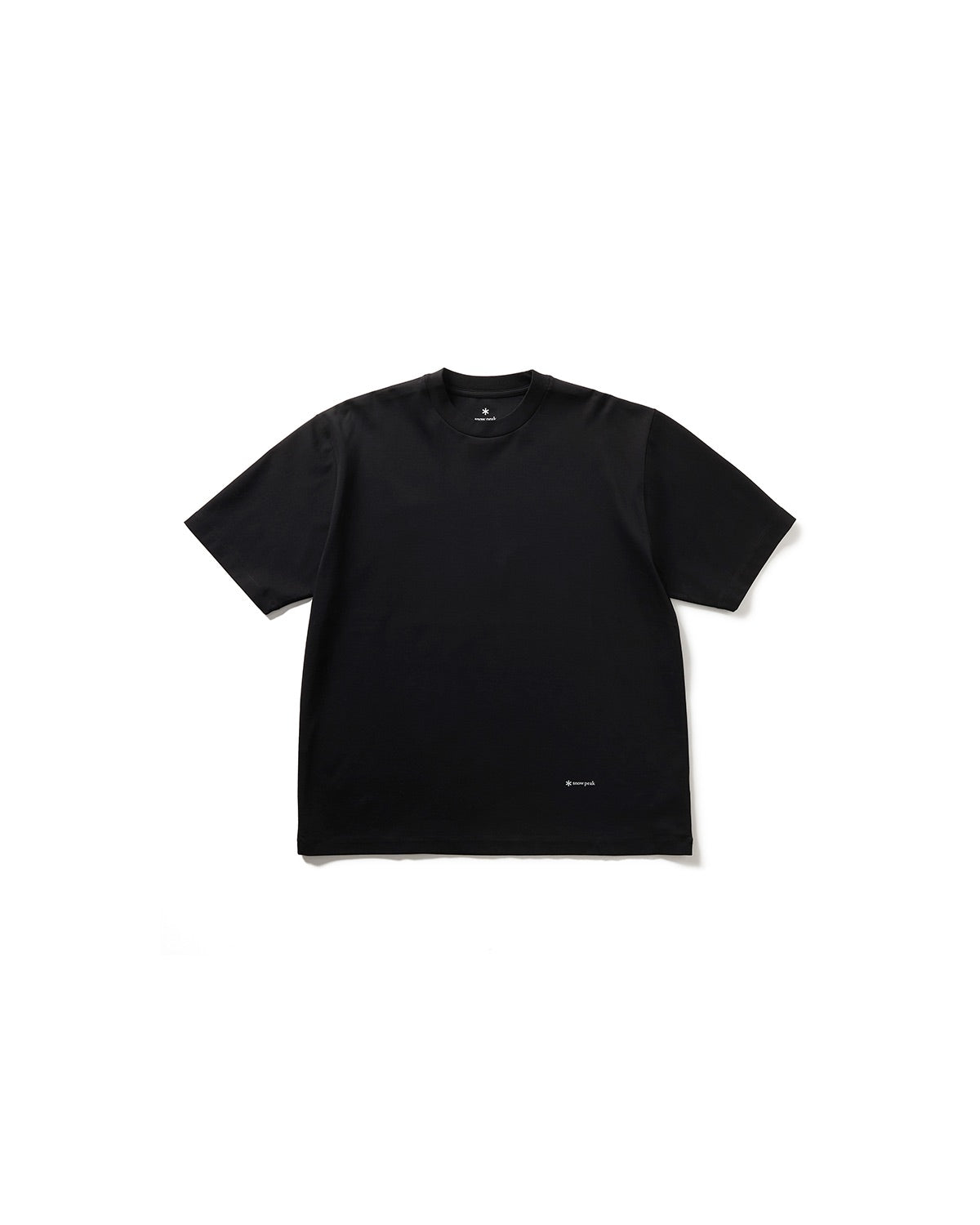 High Wet Compact T-Shirt Ice black サイズM Organic Cotton Mercerized T-Shirt | Snow Peak