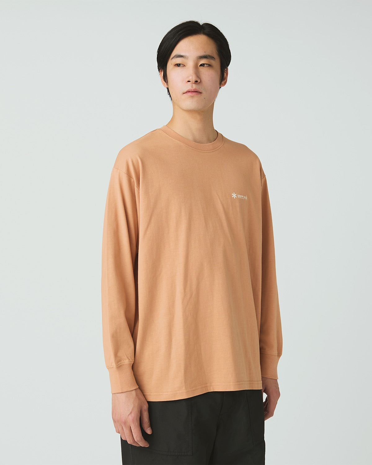 Soft Cotton Relaxed Logo L/S T-Shirt