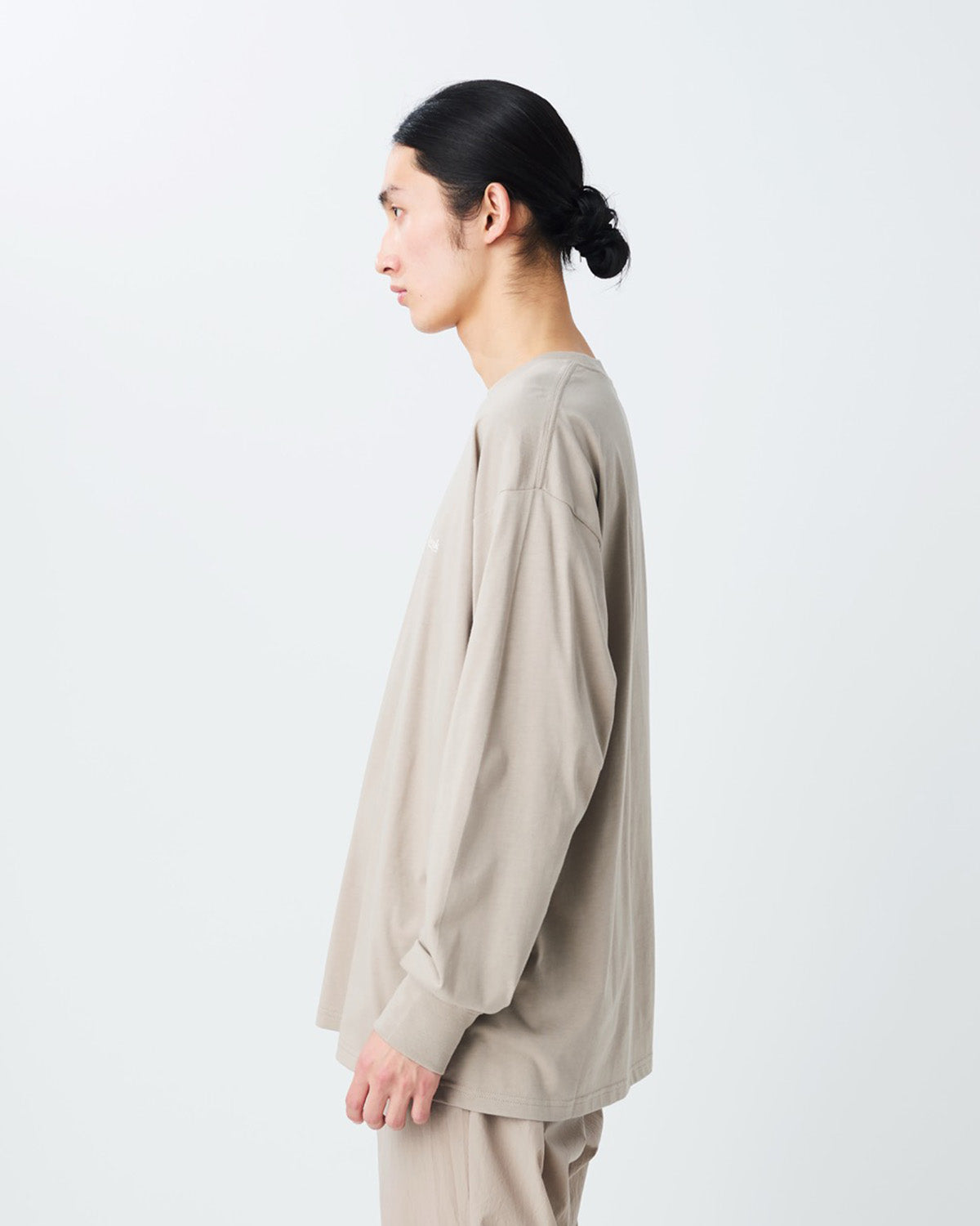 Soft Cotton Relaxed Logo L/S T-Shirt