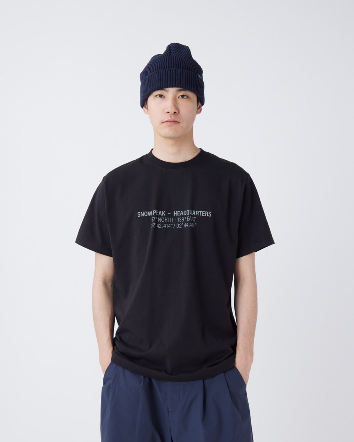 HQ Topographic Map T-Shirt | Snow Peak