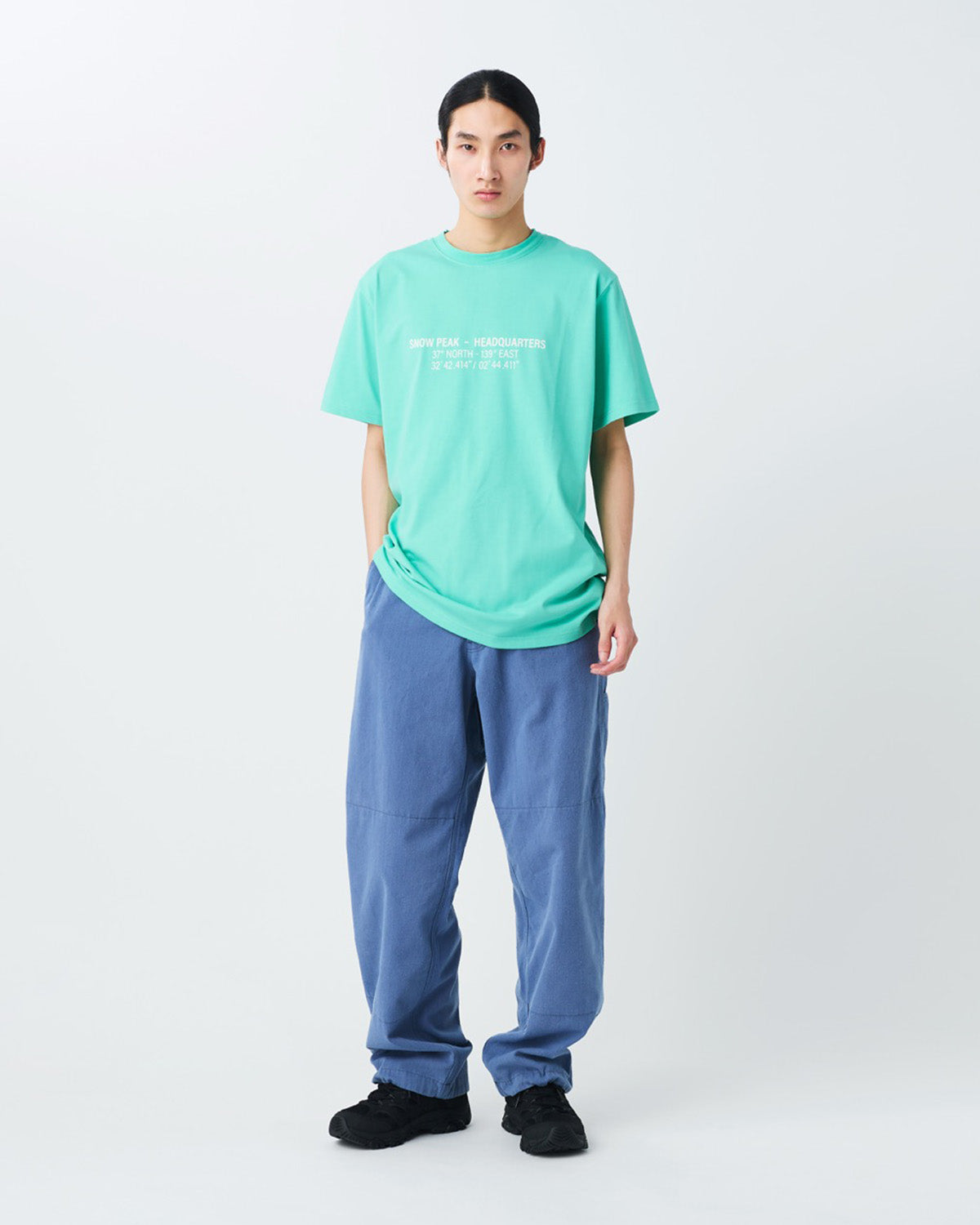 HQ Topographic Map T-Shirt | Snow Peak