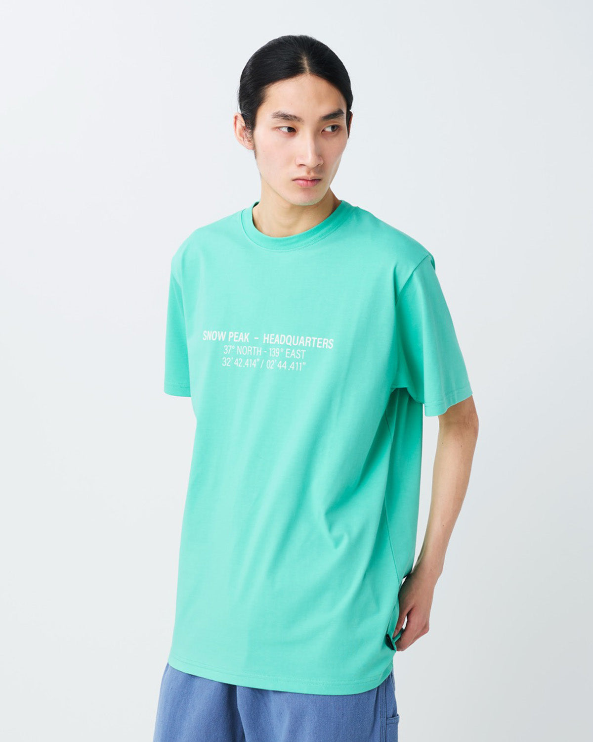 HQ Topographic Map T-Shirt | Snow Peak