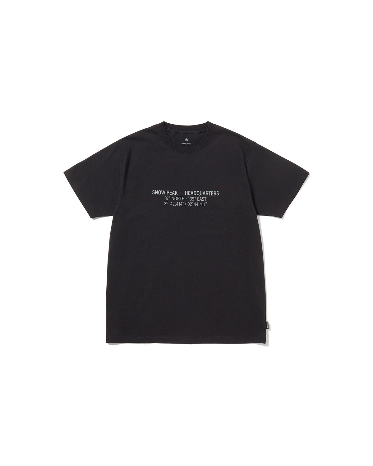 HQ Topographic Map T-Shirt | Snow Peak