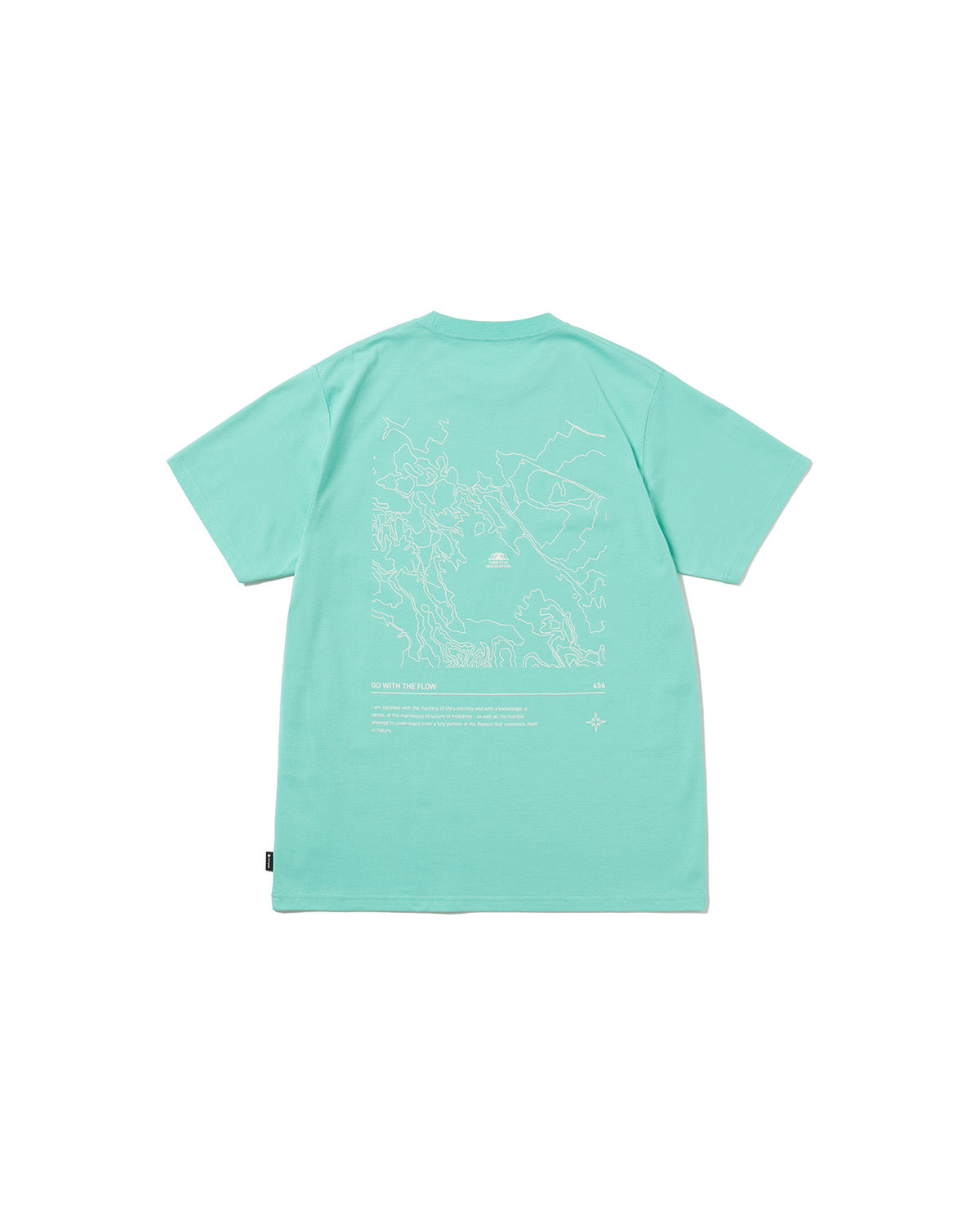 HQ Topographic Map T-Shirt | Snow Peak