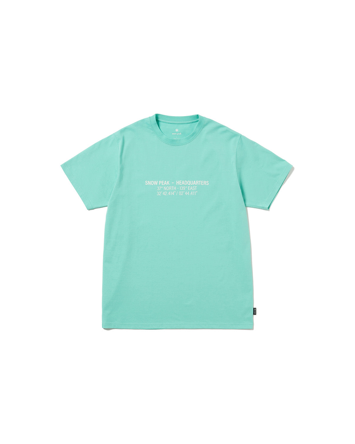  peak TENUGUI T-SHIRTS 山脈プリント HQ Topographic Map T-Shirt | Snow Peak