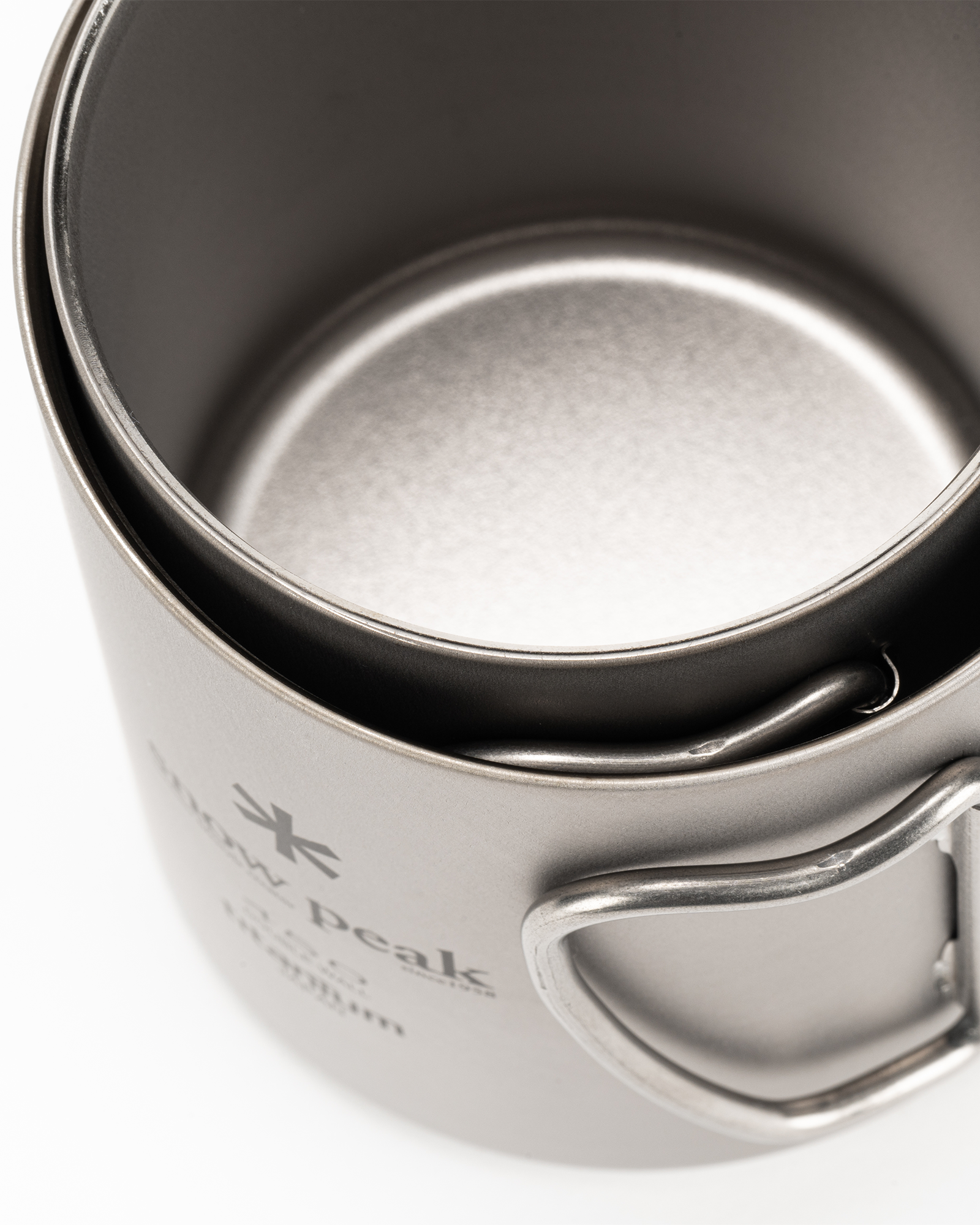 Lixada Pot de camping portable en titane Avec poignée pliante 300 ml Lixada Pot de camping portable en titane Avec poignée pliante 300 ml