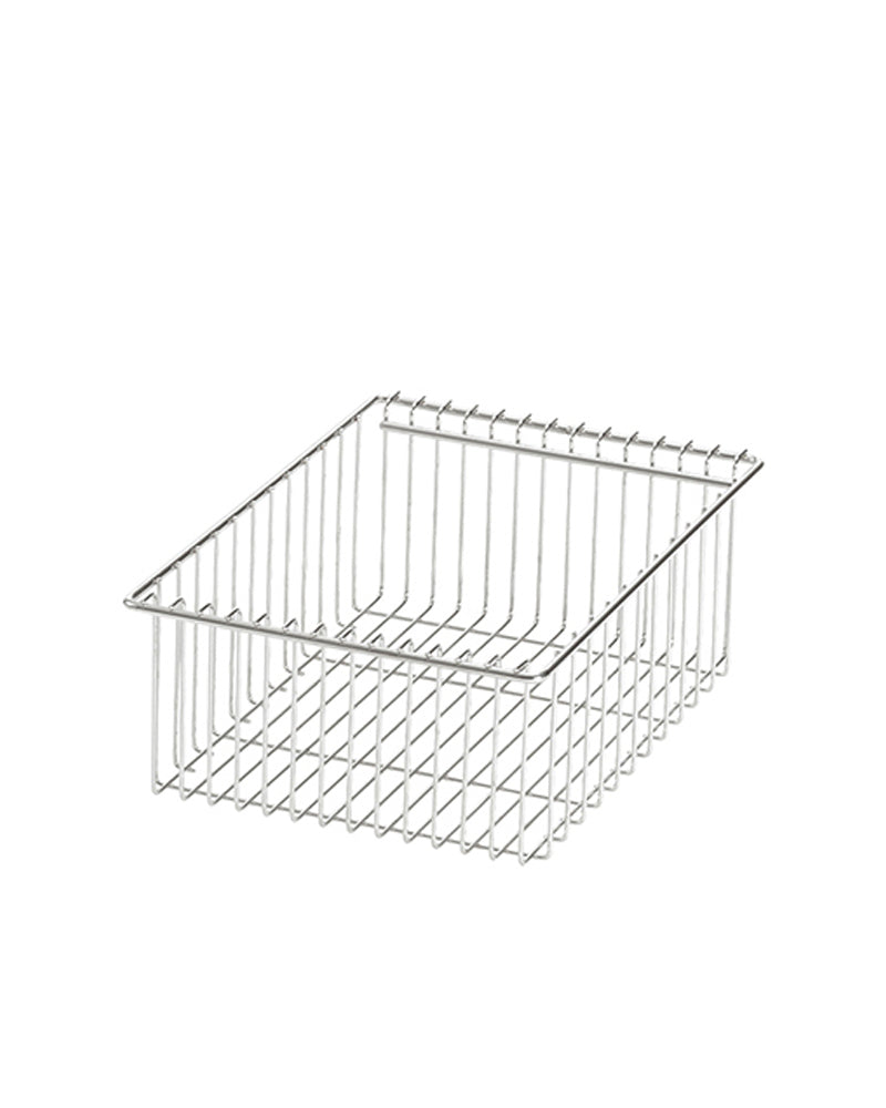 Deep Tray With Rails Stainless Steel Deep Tray