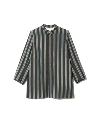 Hand-Woven Cotton Stripe Jacket
