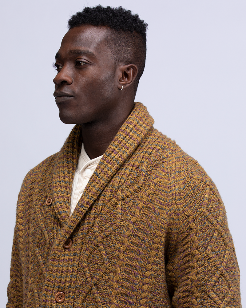 Shawl sales knit cardigan