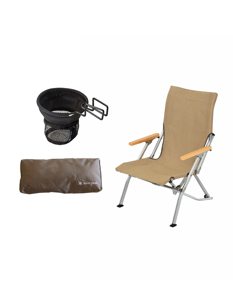 Low Beach Chair Comfort Set