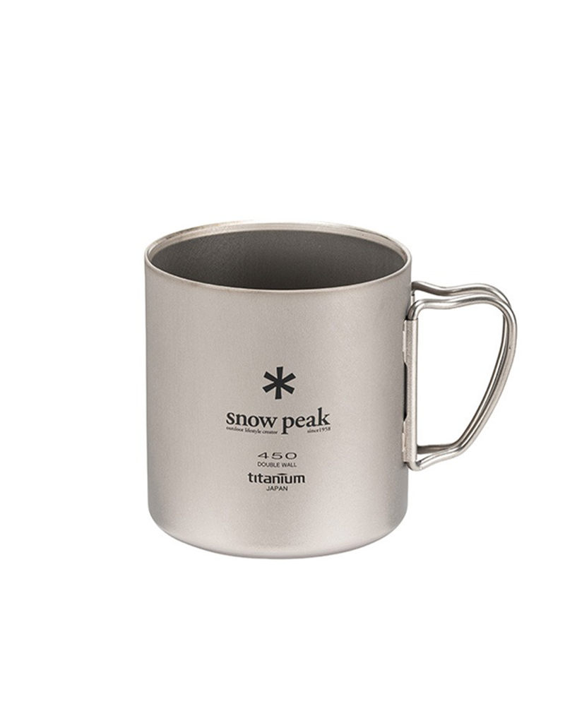 Ti-Double 450 Mug - Ultralight Titanium Camping Cup – Snow Peak