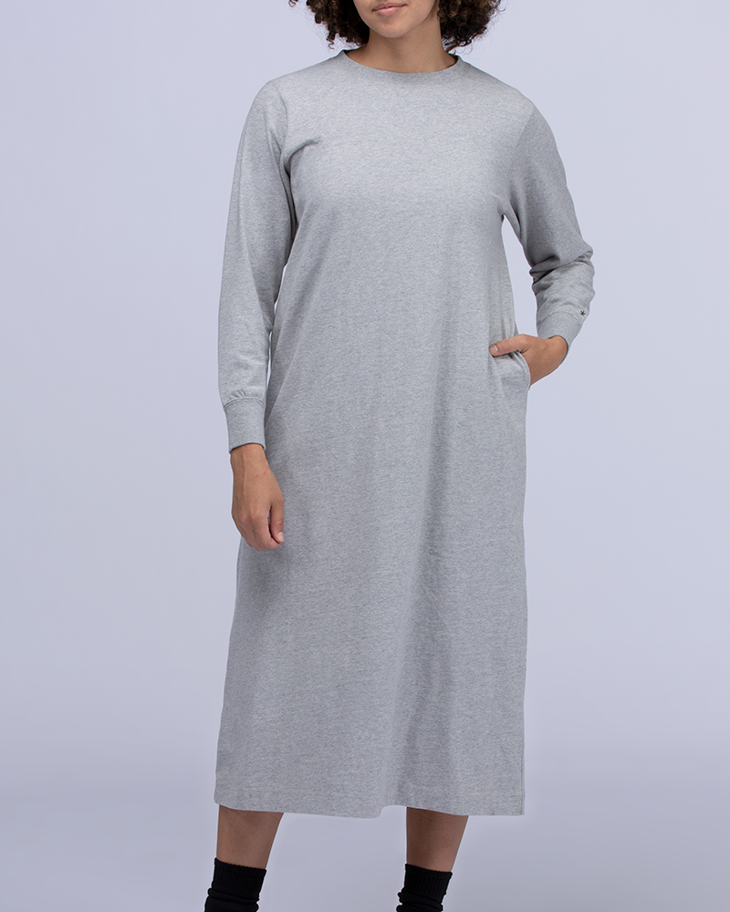 Recycled Cotton Long Sleeve Dress