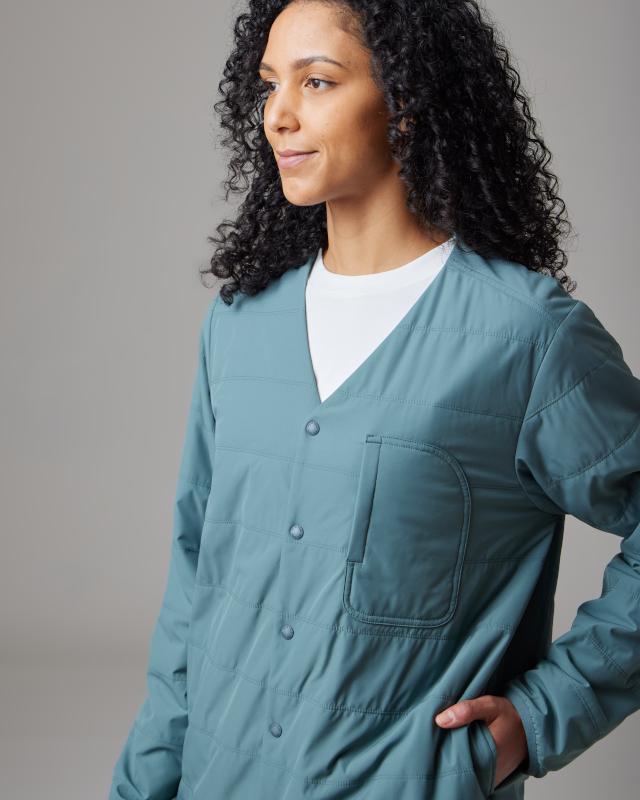 Flexible Insulated Cardigan – Snow Peak