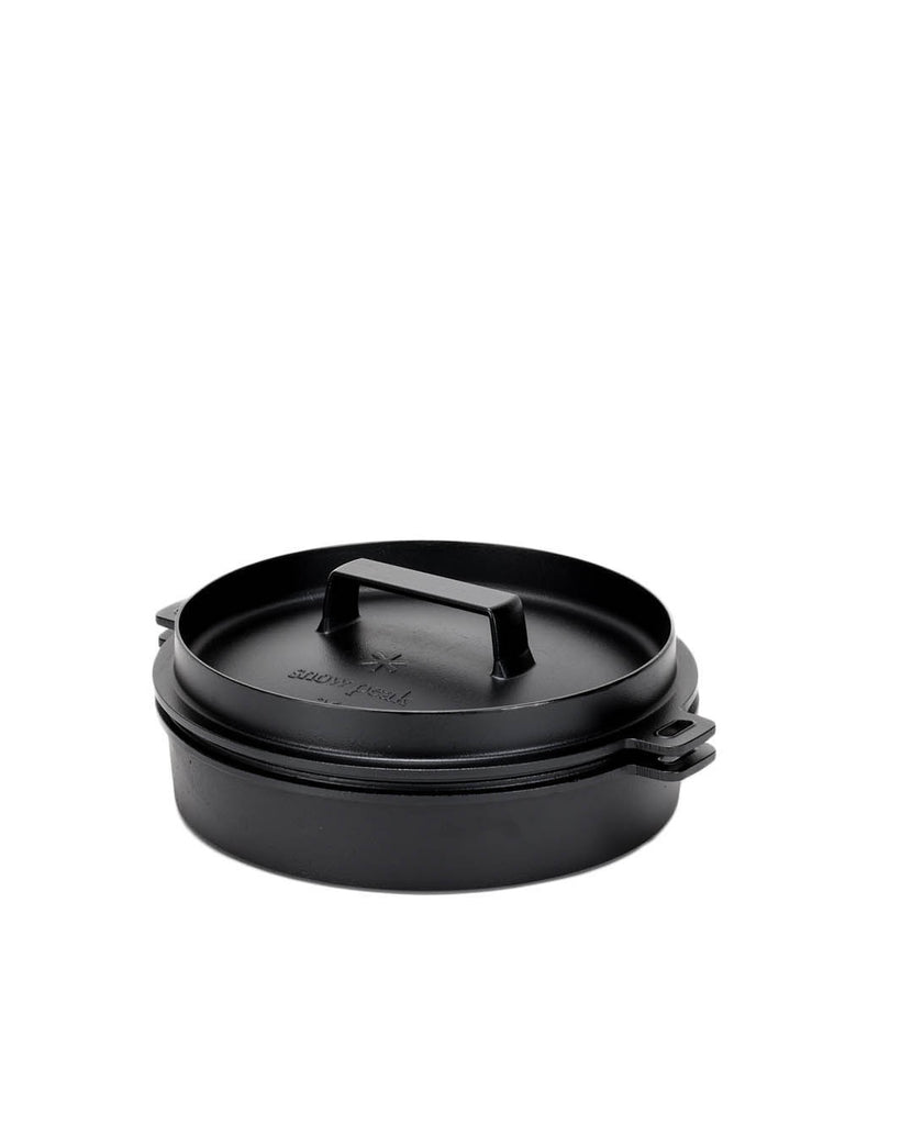 Snow Peak Micro Oval Cast Iron Camping Dutch Oven – zen minded
