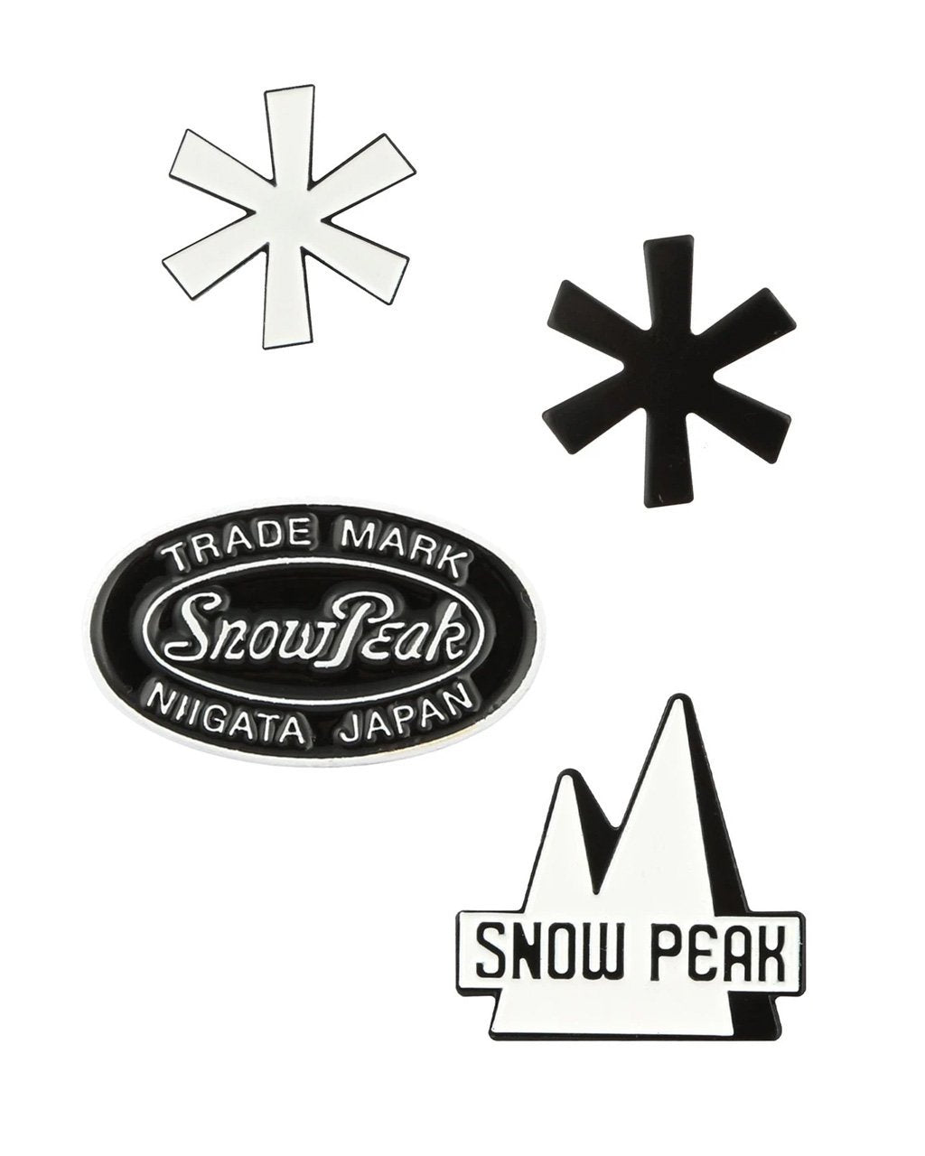 Enamel Pin: Logo Series - Snow Peak